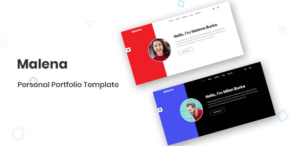 Malena- Personal Portfolio Template icon