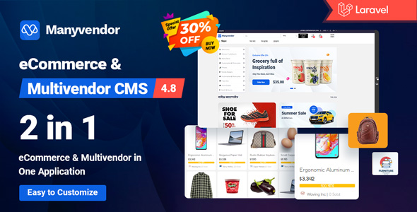 Manyvendor - eCommerce & Multivendor CMS icon