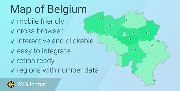 Map of Belgium icon