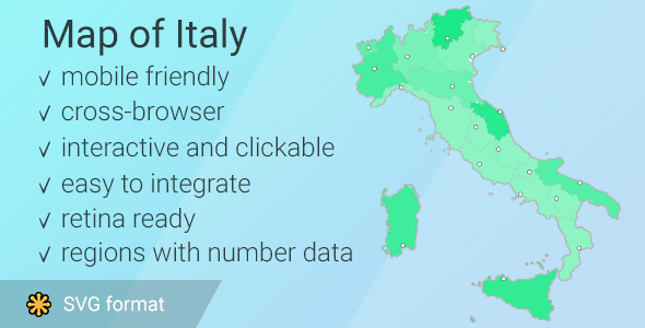 Map of Italy icon