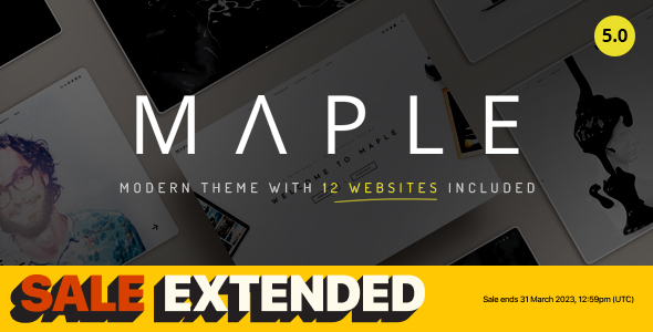 Maple | Clean Minimal Multi-Purpose WordPress Theme icon