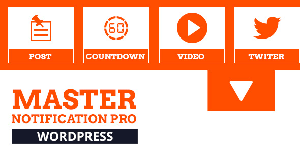Master Notification Pro - Responsive Notification Bar Plugin for WordPress icon