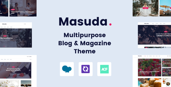 Masuda - Multipurpose Blog & Magazine WordPress Theme icon