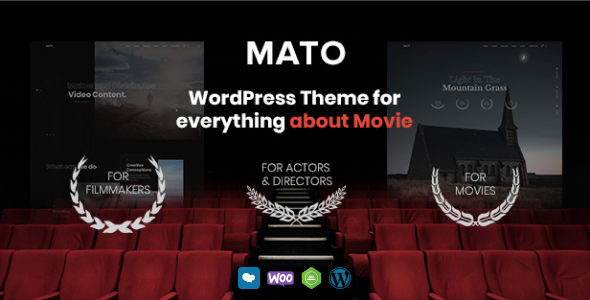Mato - Movie Studios and Filmmakers WordPress Theme icon