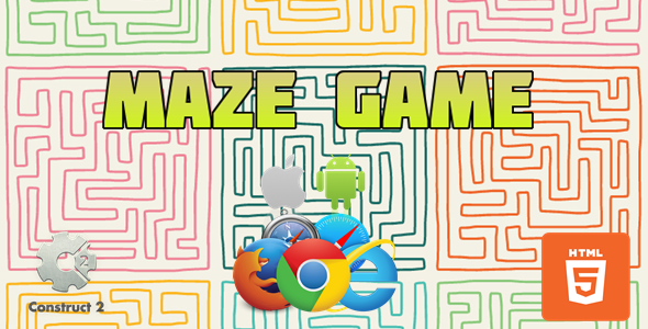 Maze Game for Kids- HTML5 Games (.Capx) icon