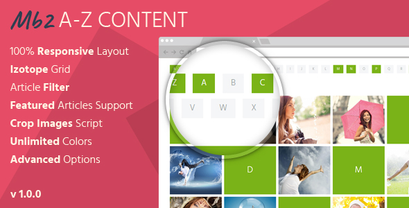 Mb2 A-Z Content - Joomla Content Module icon