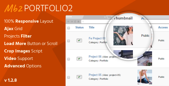Mb2 Portfolio2 - Joomla Portfolio Extension icon