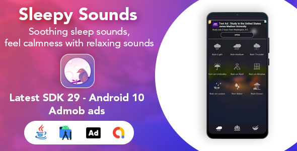 Medditate - Relaxing Meditation Sound App for Android - With Admob Ads icon