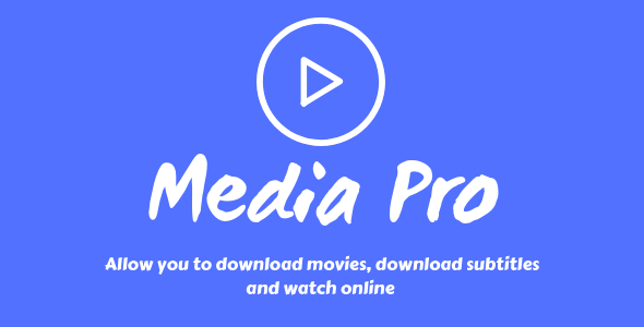Media Pro - Watch Online, Download Movies and Subtitles icon