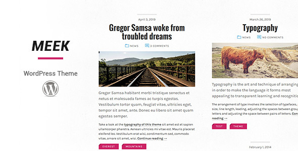 Meek WordPress Theme icon