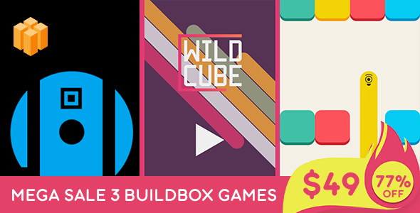 Mega Bundle 3 Games - Buildbox + IOS icon