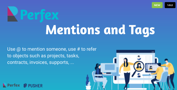 Mention and Tag for Perfex CRM icon