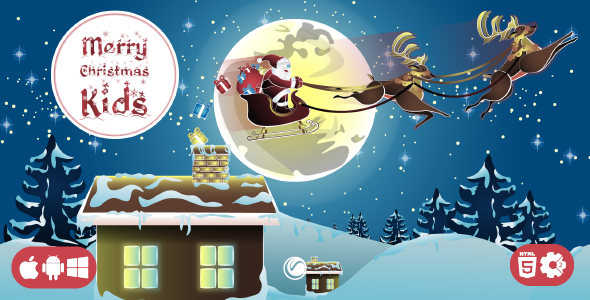 Merry Christmas Kids | HTML5 Construct Game icon