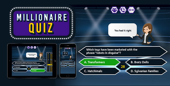 Millionaire Quiz - HTML5 Game icon