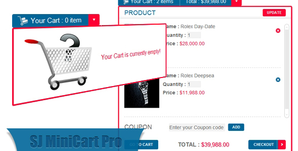 Mini Cart Pro for VirtueMart Joomla Module