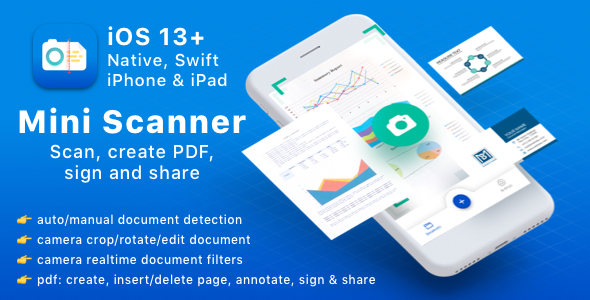 MiniScanner - A mini powerfull scanner for iOS 13+ icon