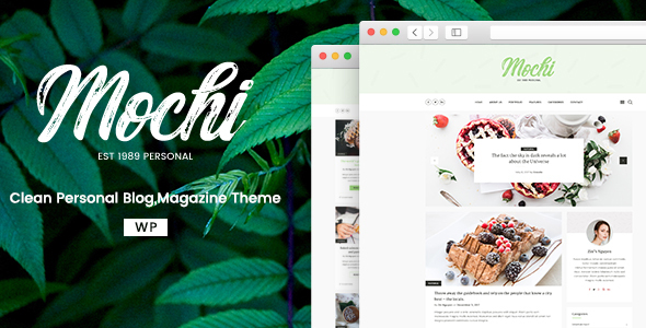 Mochi - A Clean Personal WordPress Blog Theme icon