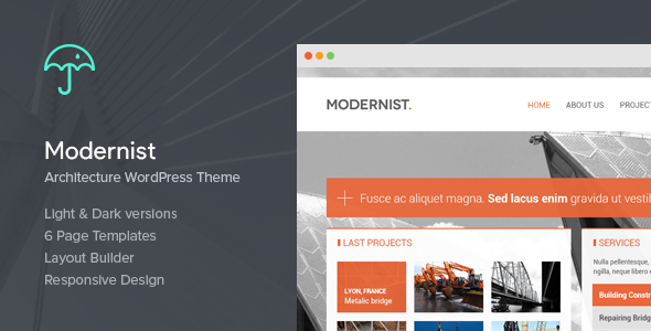 Modernist - Architecture&Engineer Wordpress Theme icon