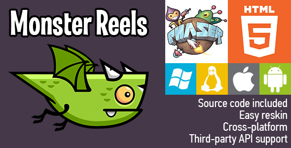 Monster Reels - HTML5 Game - Phaser icon