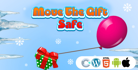 Move The Gift Safely Game (Construct 3 | C3P | HTML5) Christmas Game icon