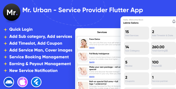 Mr. Urban - Service Provider App | Android & iOS Flutter App icon
