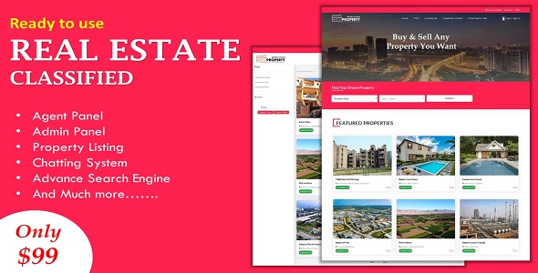 Multi Agent Real Estate / Property Classified Website in ASP.NET icon