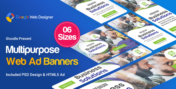 Multi Purpose Banners HTML5 D26 - GWD & PSD icon