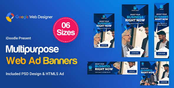 Multi-Purpose Banners HTML5 D73 Ad - GWD & PSD icon