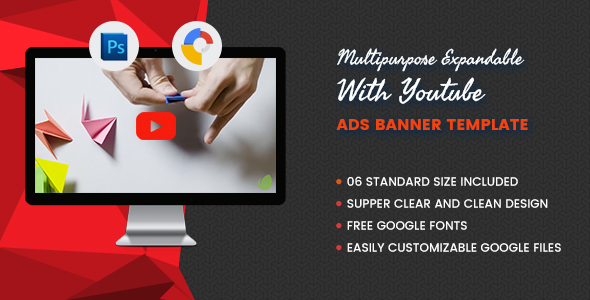 Multi Purpose Expandable With Youtube V1- Banner HTML5 GWD icon