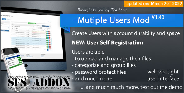 Multiple Users Mod - A Simple File Sharer Module (Addon) icon