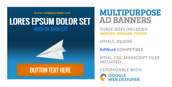Multipurpose GWD HTML5 Ad Banner 2 icon