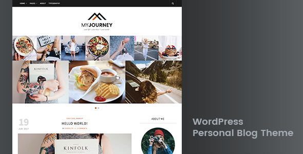 My Journey - Personal Blog WordPress Theme icon