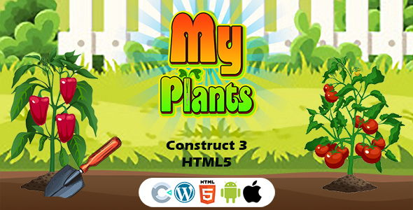 My Plants Game (Construct 3 | C3P | HTML5) Plantation Game icon