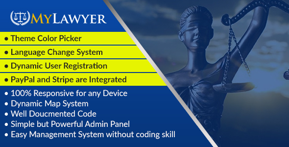 MyLawyer - Dynamic Lawyer Directory System Script icon