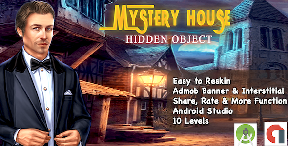 Mystery House + Hidden Object + Ready For Publish + Android icon