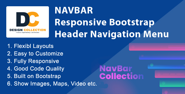 Navbar - Responsive Bootstrap Header Navigation Mega Menu icon