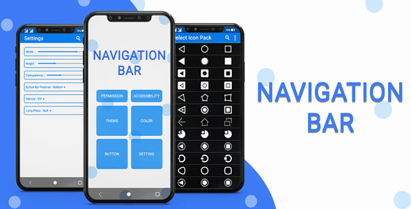 Navigation Bar (Back, Home, Recent Button) - Android App + Admob + Facebook Integration icon