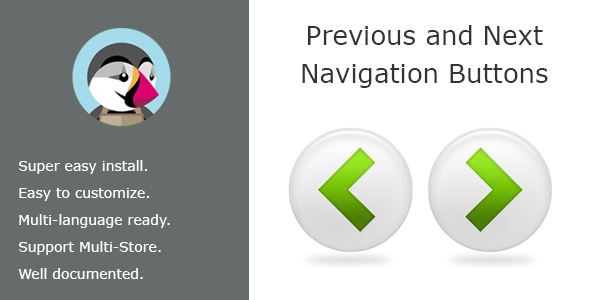 Navigation Previous & Next Buttons On Product Page icon