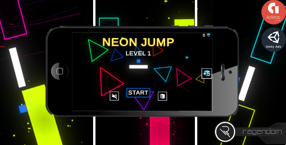 Neon Jump – Complete Unity Game + Admob icon