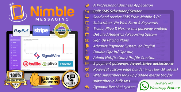 Nimble Messaging Professional SMS Marketing Application For Business icon