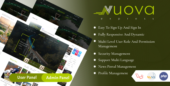 NouvaExpress - Magazine and News Portal Website CMS icon