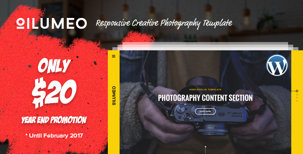 Oilumeo – Responsive Creative Photography WordPress Theme icon