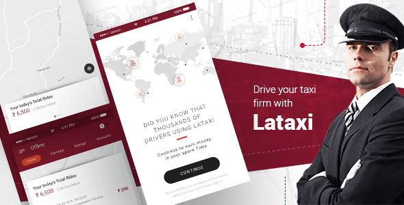 On Demand Taxi Booking Application iOS Script- LaTaxi icon