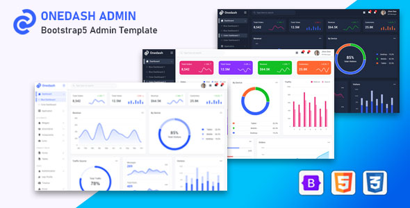 Onedash - Bootstrap 5 Admin Template icon