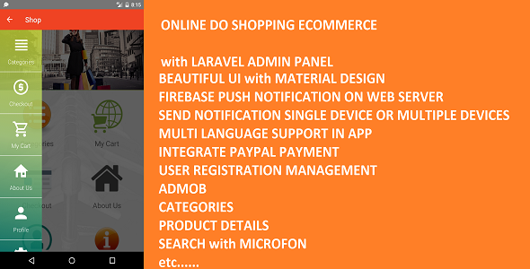 Online Do Shopping Ecommerce with Laravel Admin Panel icon