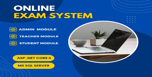 Online Exam System ASP MVC .NET 6 icon