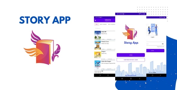 Online Story App - ( User + Admin Dashboard ) icon
