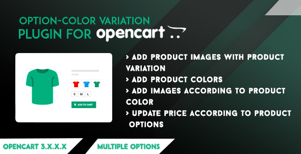 Opencart Option-Color Variation