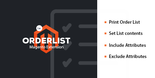 Order / Pick List - for Magento 1.9 icon