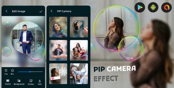 PIP Camera - Photo Editor - Image Editor - PIP Effect - PIP Photo Editor - Admob Ads - Android app icon